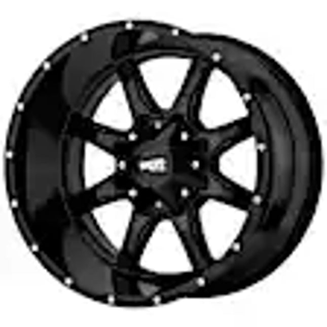 Moto Metal® MO970680673A00US Aluminum Black Wheel - 16 in. X 8 in., 6 x 5.5 Bolt Pattern