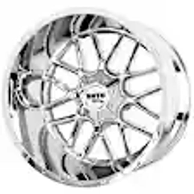 Moto Metal® MO98629067218 Aluminum Chrome Wheel, 20 in. X 9 in., 6 x 5.5 Bolt Pattern